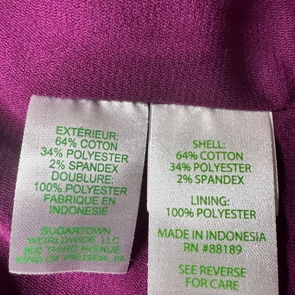 NWT Lilly Pulitzer Bordeaux One-Shoulder Dress in Amarena Cherry size 12 - Picture 8 of 8